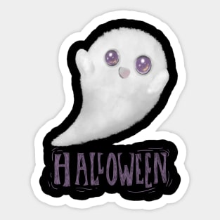 Halloween boooo cute ghost Happy Halloween Sticker
